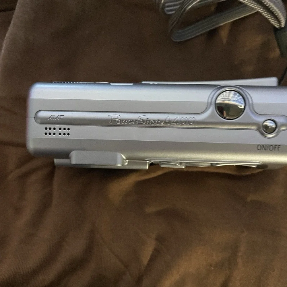 Canon‎ Powershot A400 Compact Digital Camera M4560 AA Battery Operation Works!!